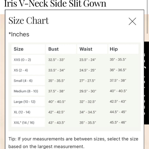 Dress The Population NWT ‘Iris’ V-Neck Side Slit Gown in ‘Midnight Blue’ Size XS - Picture 16 of 16